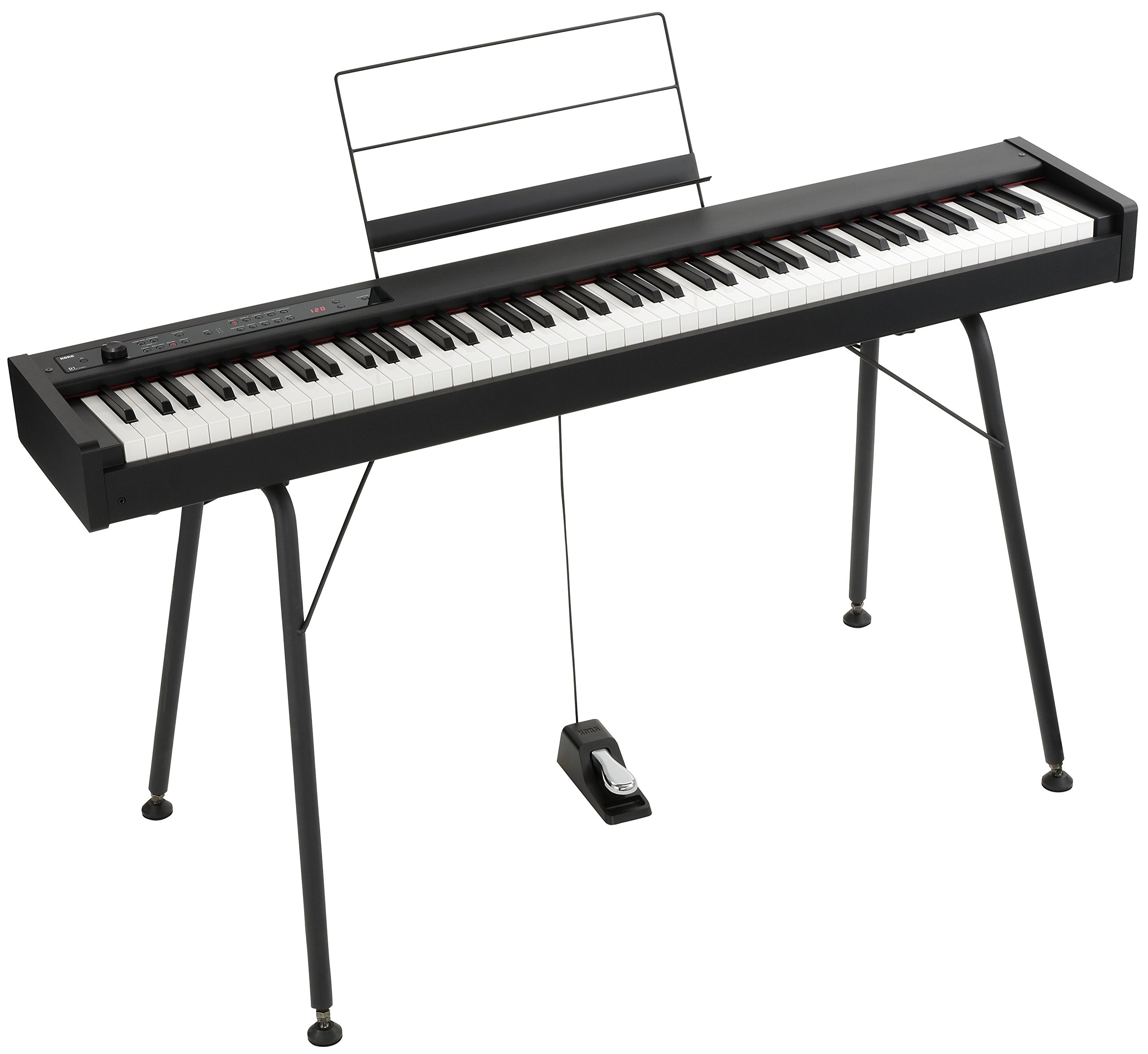 Amazon | KORG (コルグ) デジタルピアノ D1 + 純正スタンド ST-SV1-BK